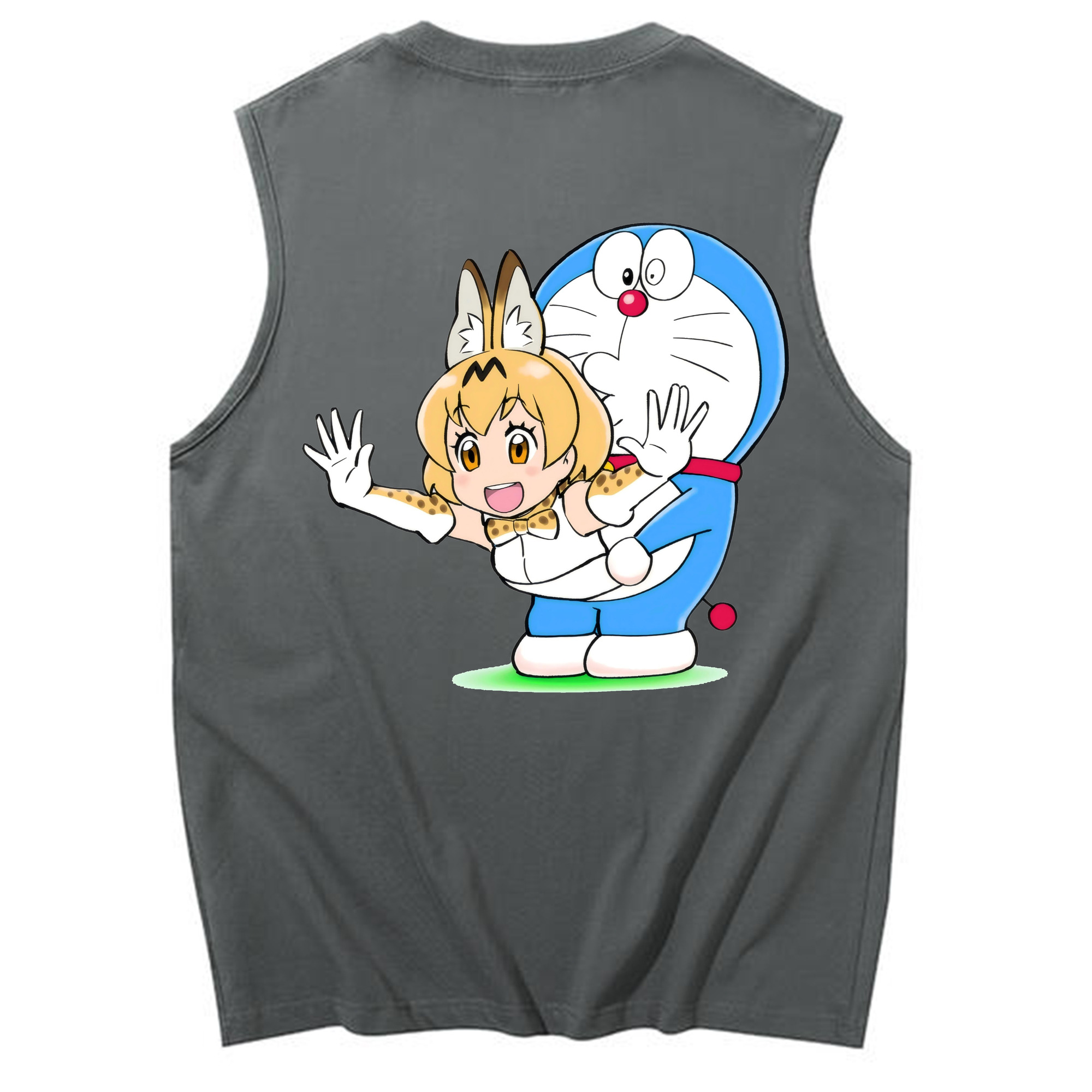 （画像用） ドラえもん Doraemon コットン100％タンクトップ（背面プリント）